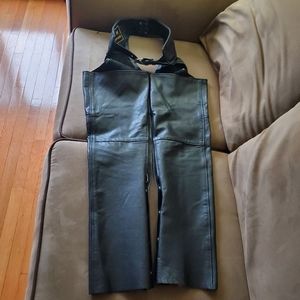 M M Women's Leather Chaps - XS